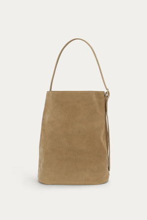 CLIPPITY TOTE OAT SUEDE