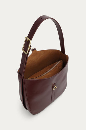 LARGE FOLDABIT TOTE DARK CHERRY