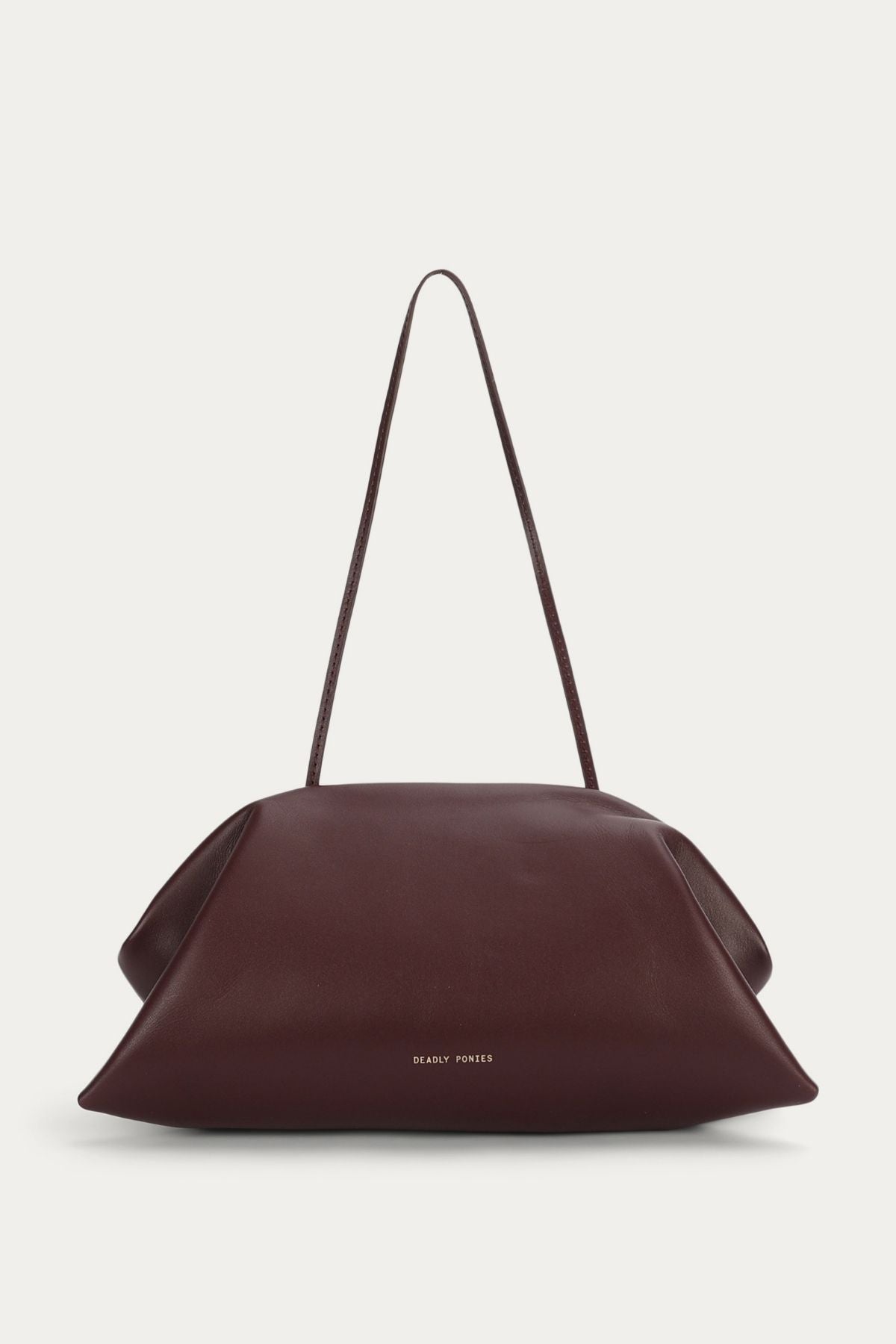 VAULT CLUTCH DARK CHERRY