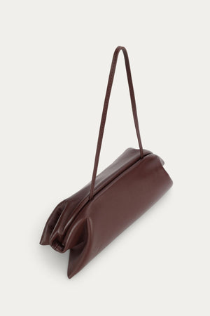 VAULT CLUTCH DARK CHERRY