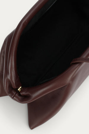 VAULT CLUTCH DARK CHERRY