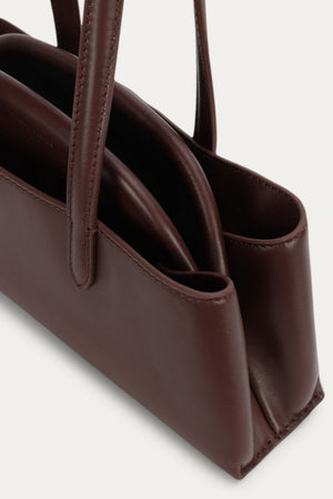 MINI VAULT TOTE DARK CHERRY