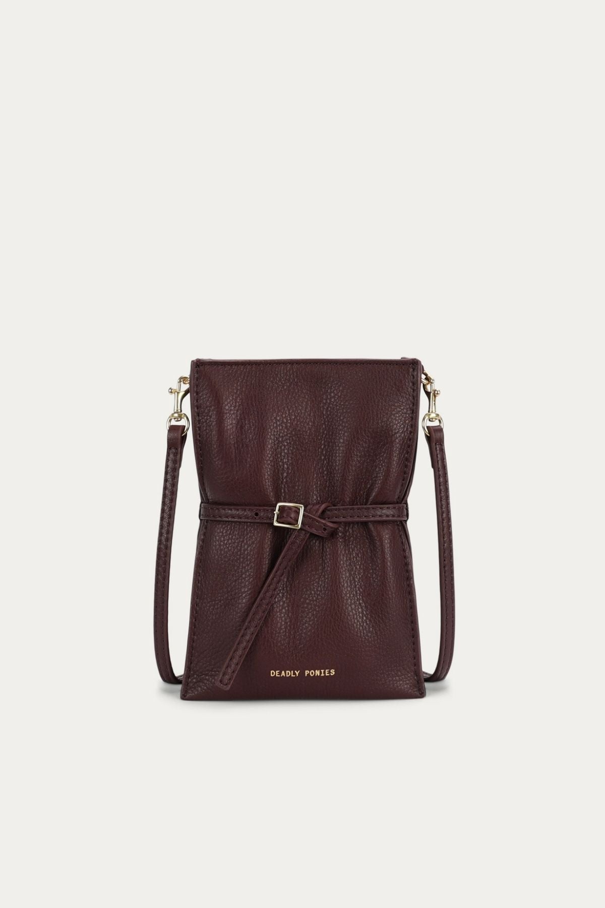 PENNY PHONE POUCH DARK CHERRY