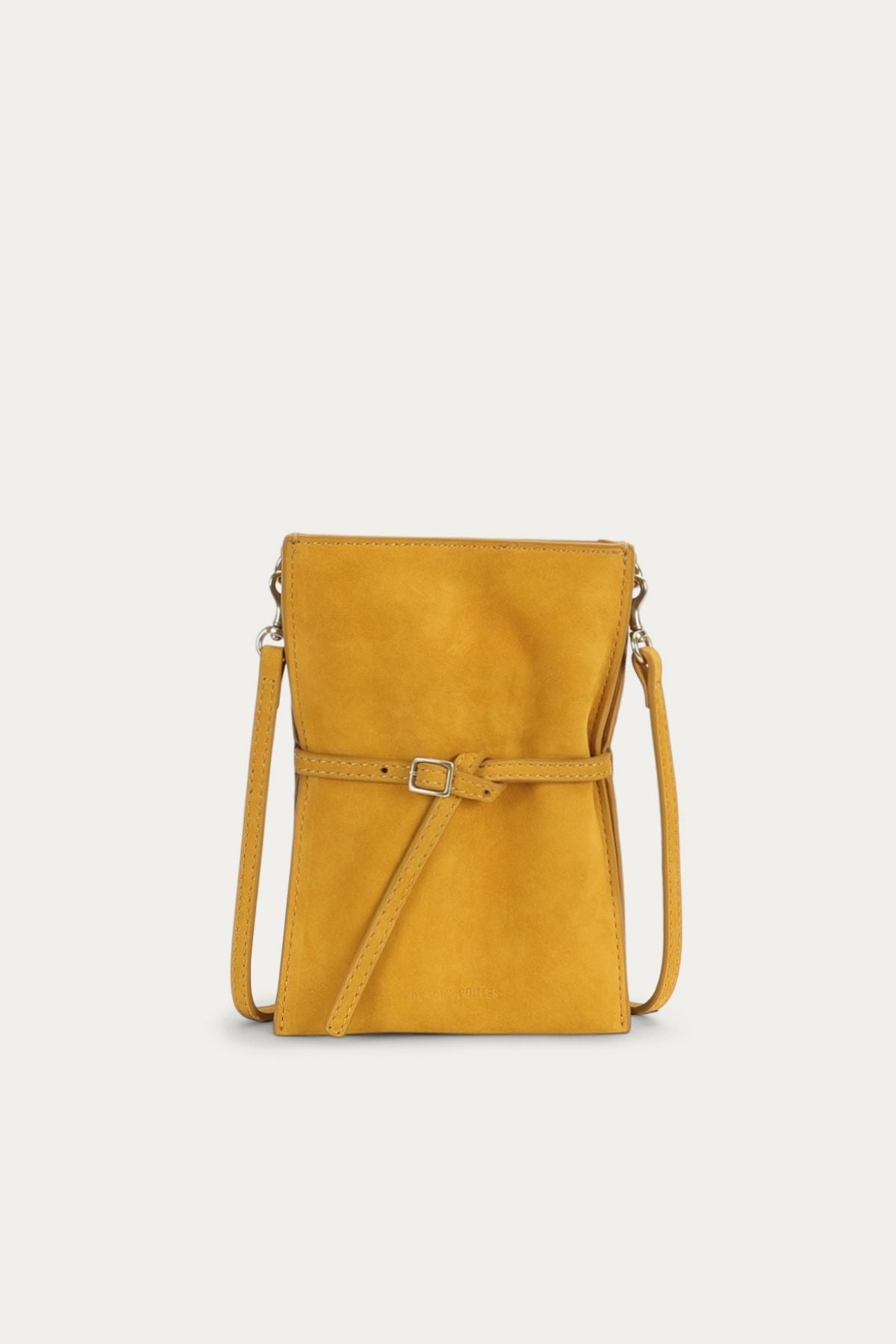 PENNY PHONE POUCH SUNFLOWER NUBUCK
