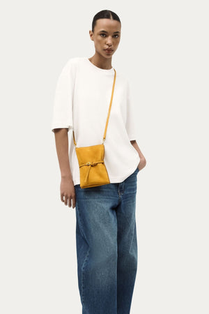 PENNY PHONE POUCH SUNFLOWER NUBUCK