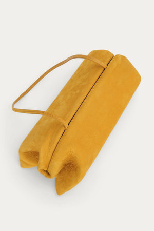 VAULT CLUTCH SUNFLOWER NUBUCK