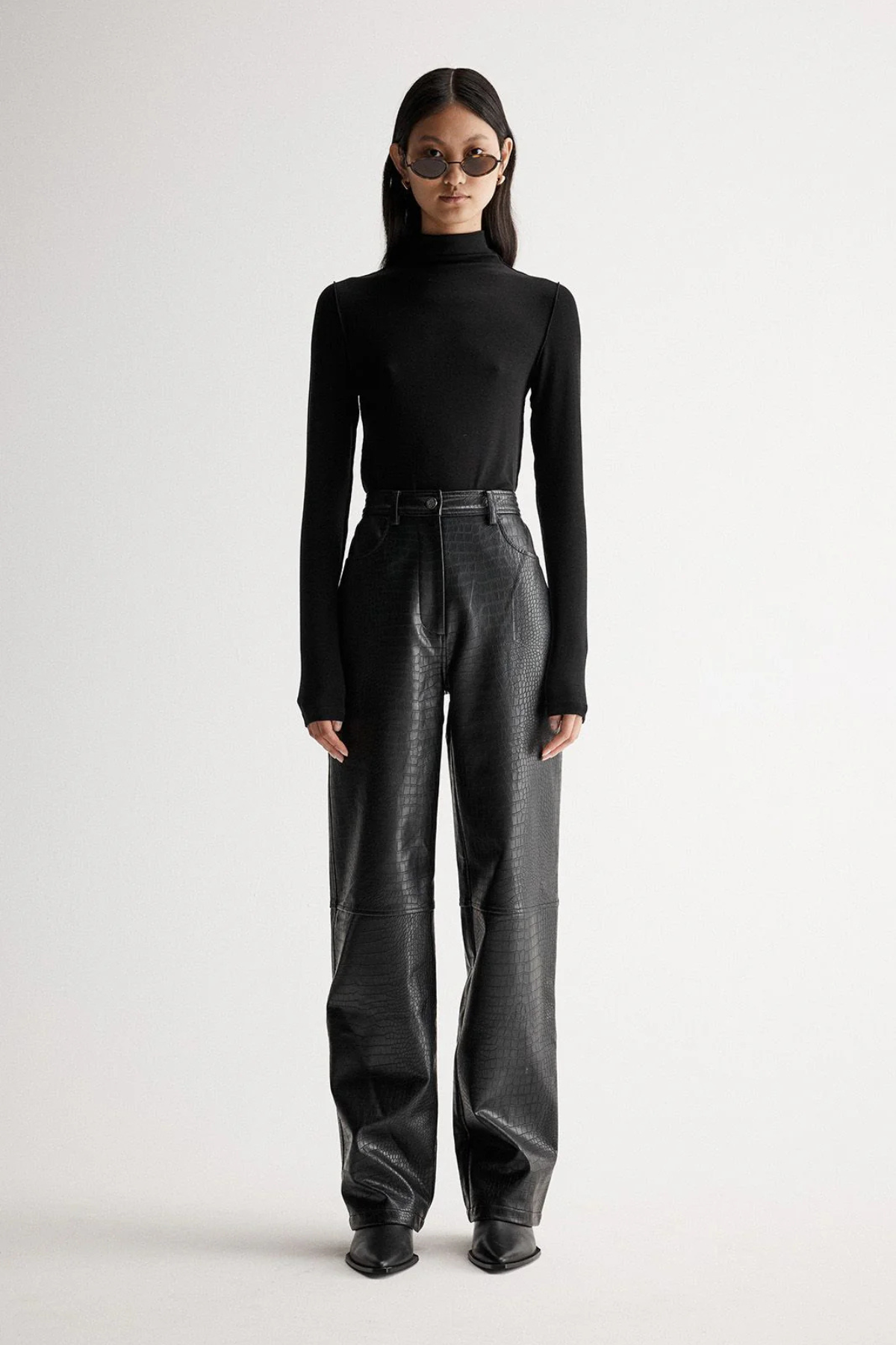EDEN PANT BLACK CROC