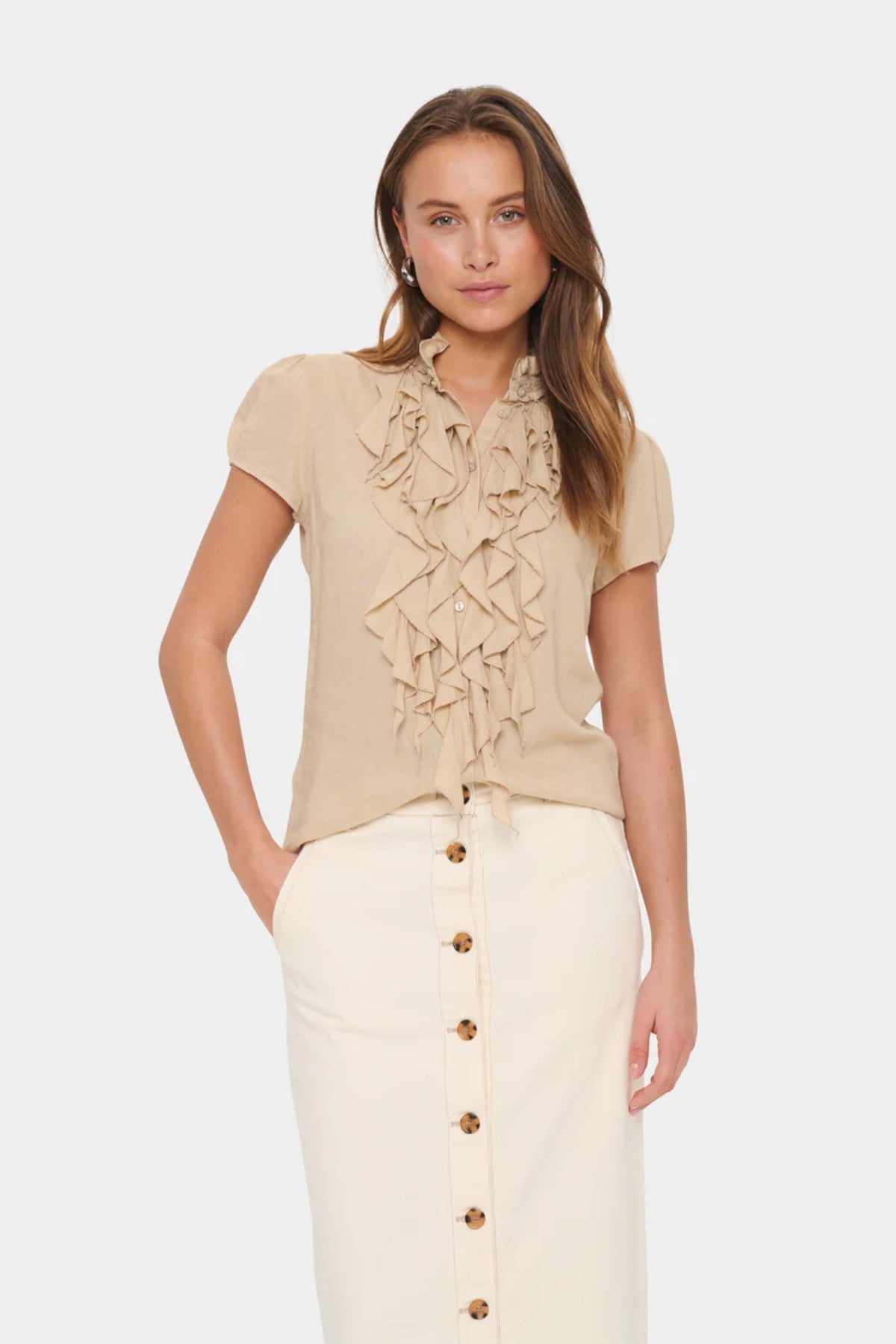 ELLI SHIRT IRISH CREAM
