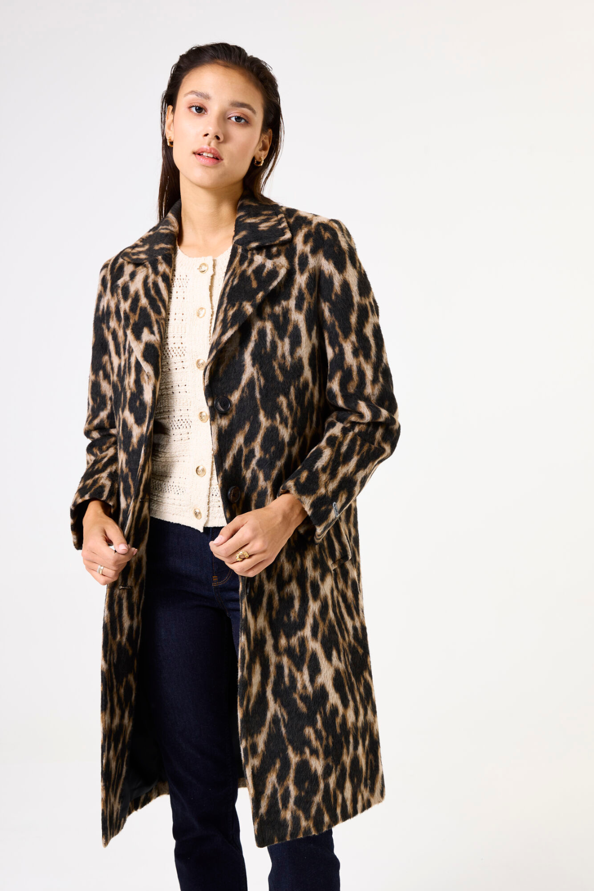GJ500917 LADIES JACKET LEOPARD
