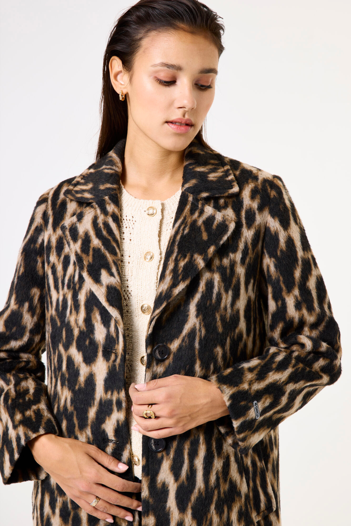 GJ500917 LADIES JACKET LEOPARD