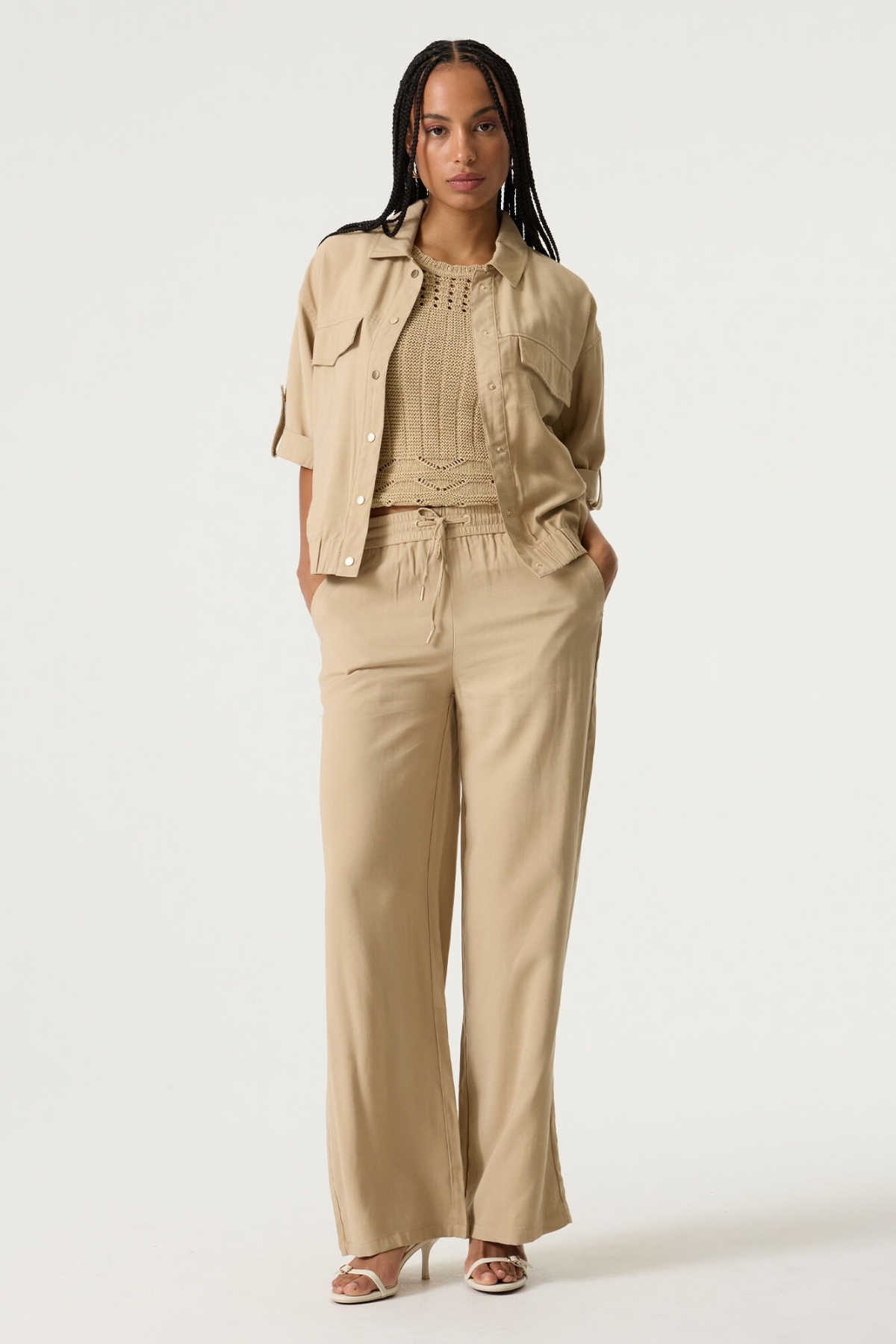 LADIES PANTS SALT SAND