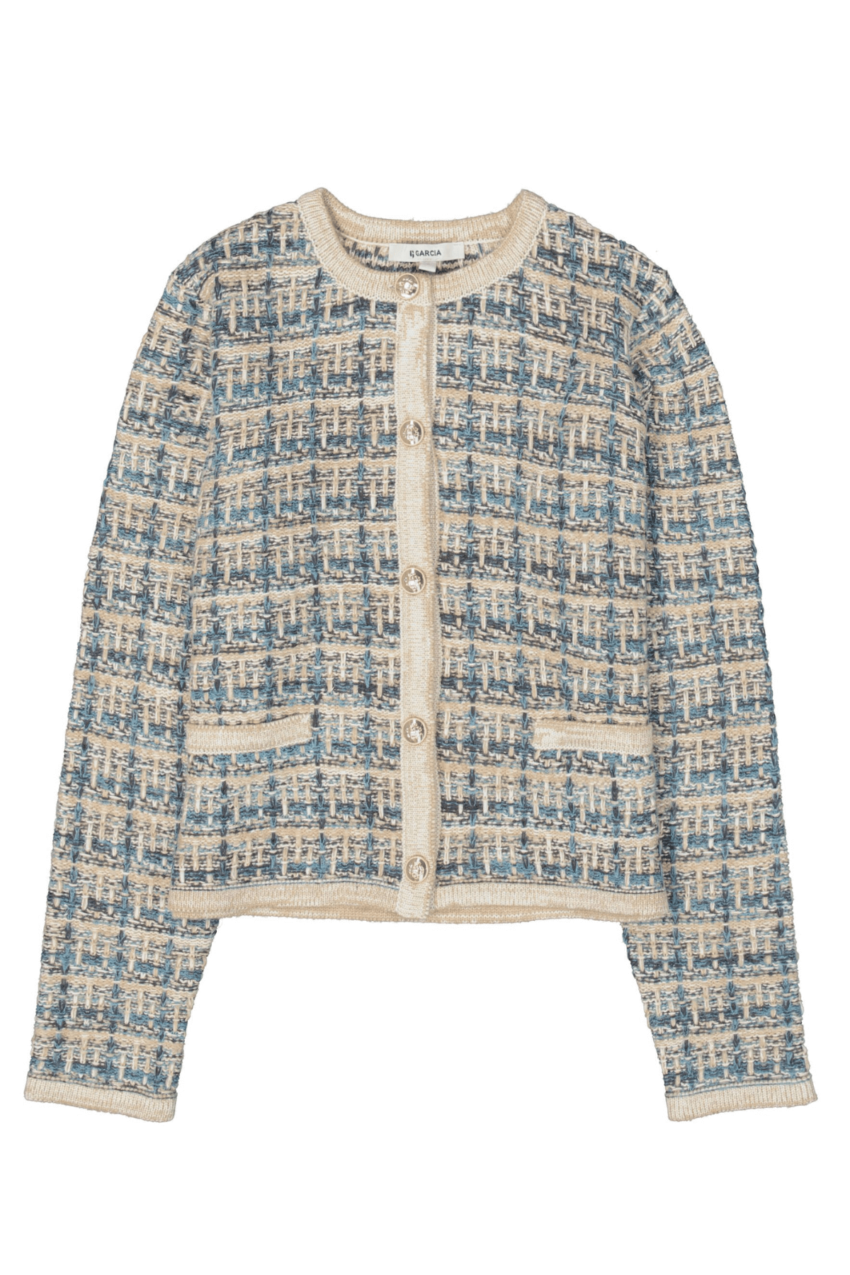 H50051 LADIES CARDIGAN WHITECAP