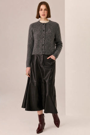 HAVILAND CARDIGAN CHARCOAL