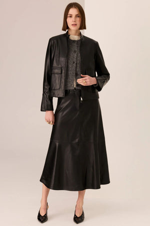 HAVILAND CARDIGAN CHARCOAL