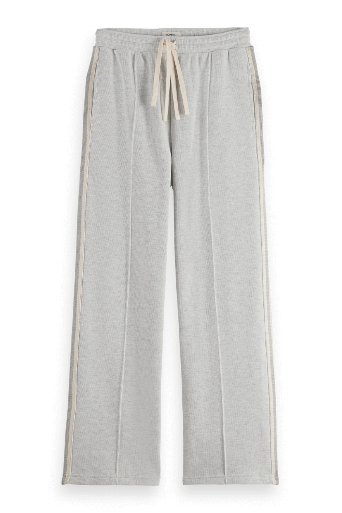 INTERLOCK SWEATPANTS LIGHT GREY MELANGE