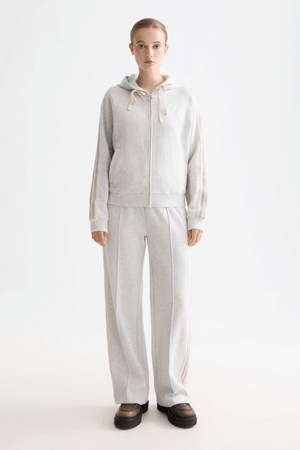 INTERLOCK SWEATPANTS LIGHT GREY MELANGE