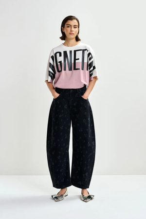 JO2 JEANS BLACK FLORAL