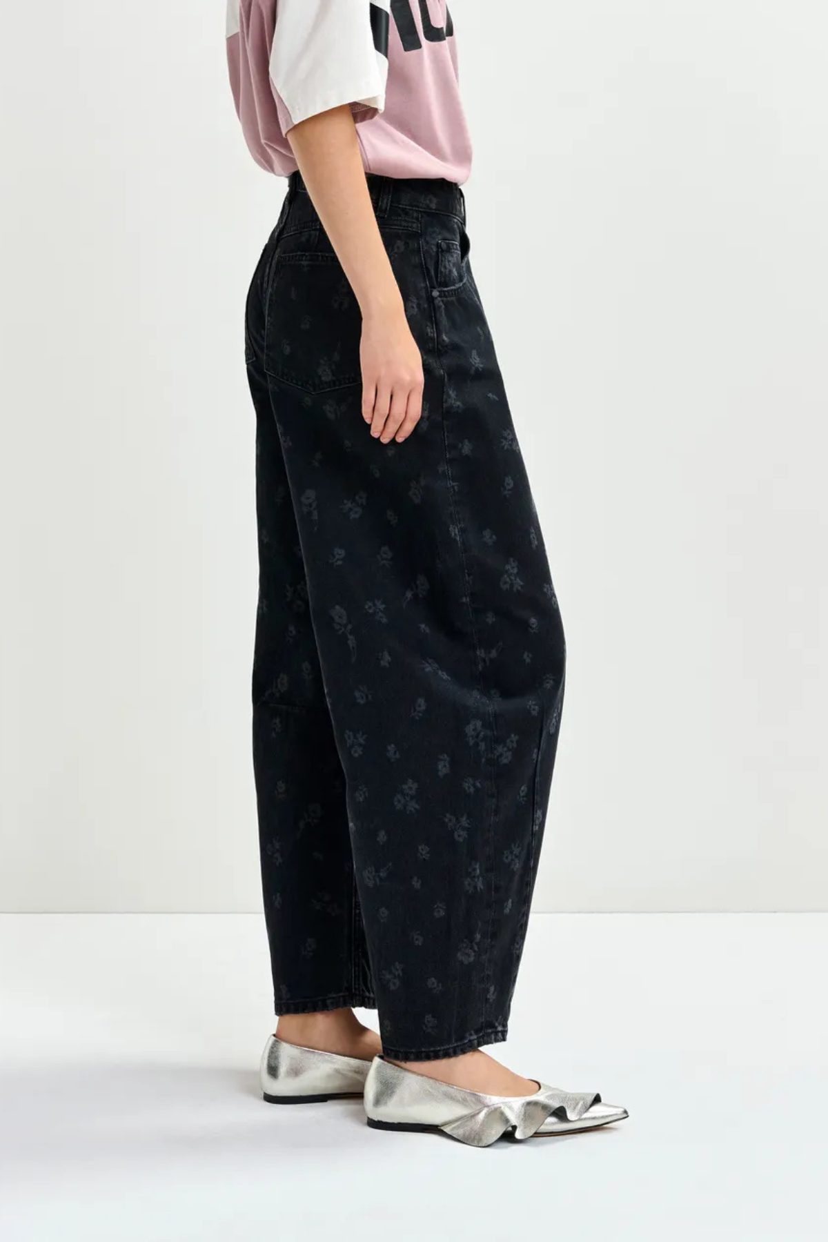 JO2 JEANS BLACK FLORAL