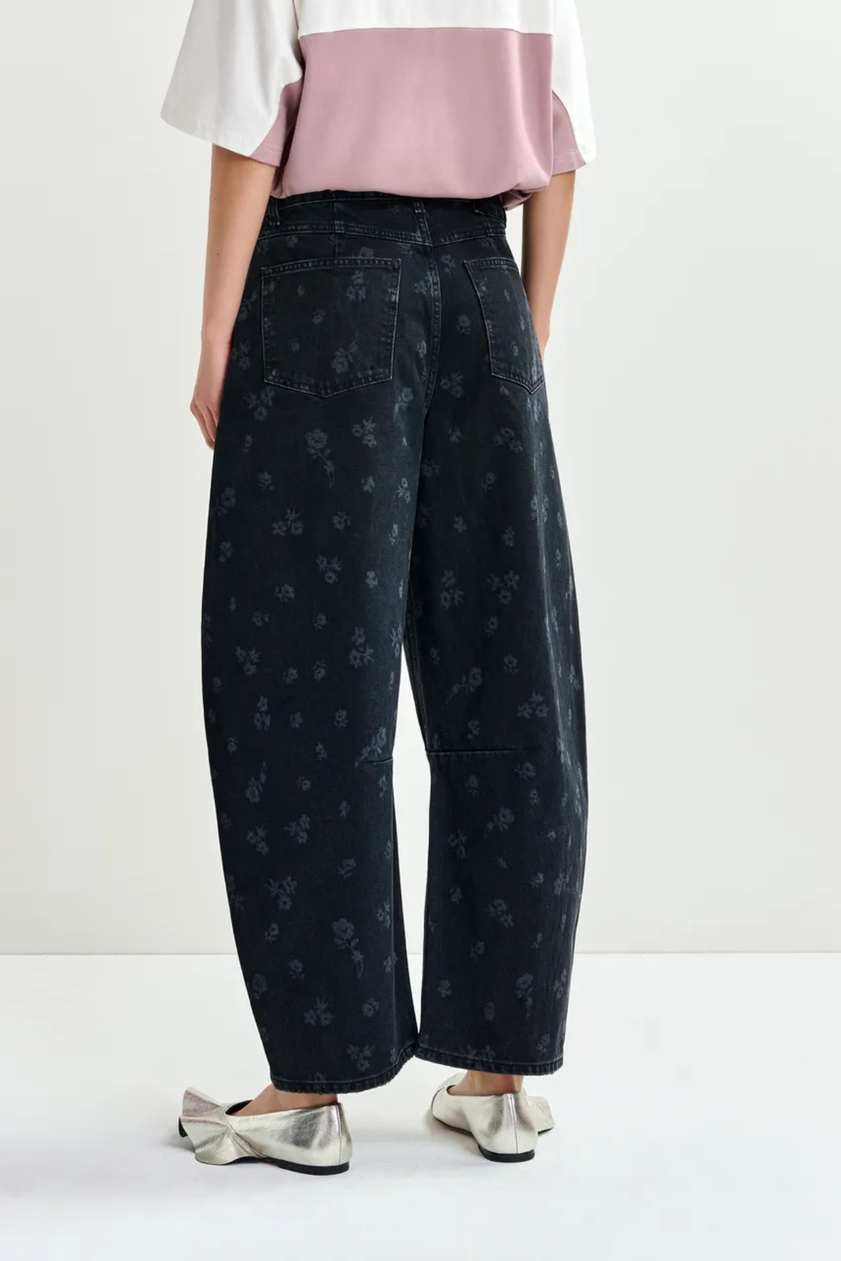 JO2 JEANS BLACK FLORAL