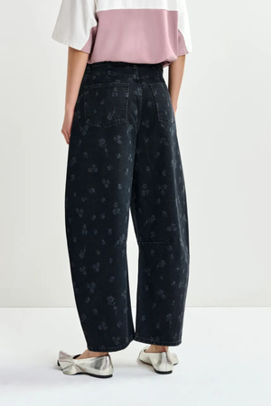 JO2 JEANS BLACK FLORAL