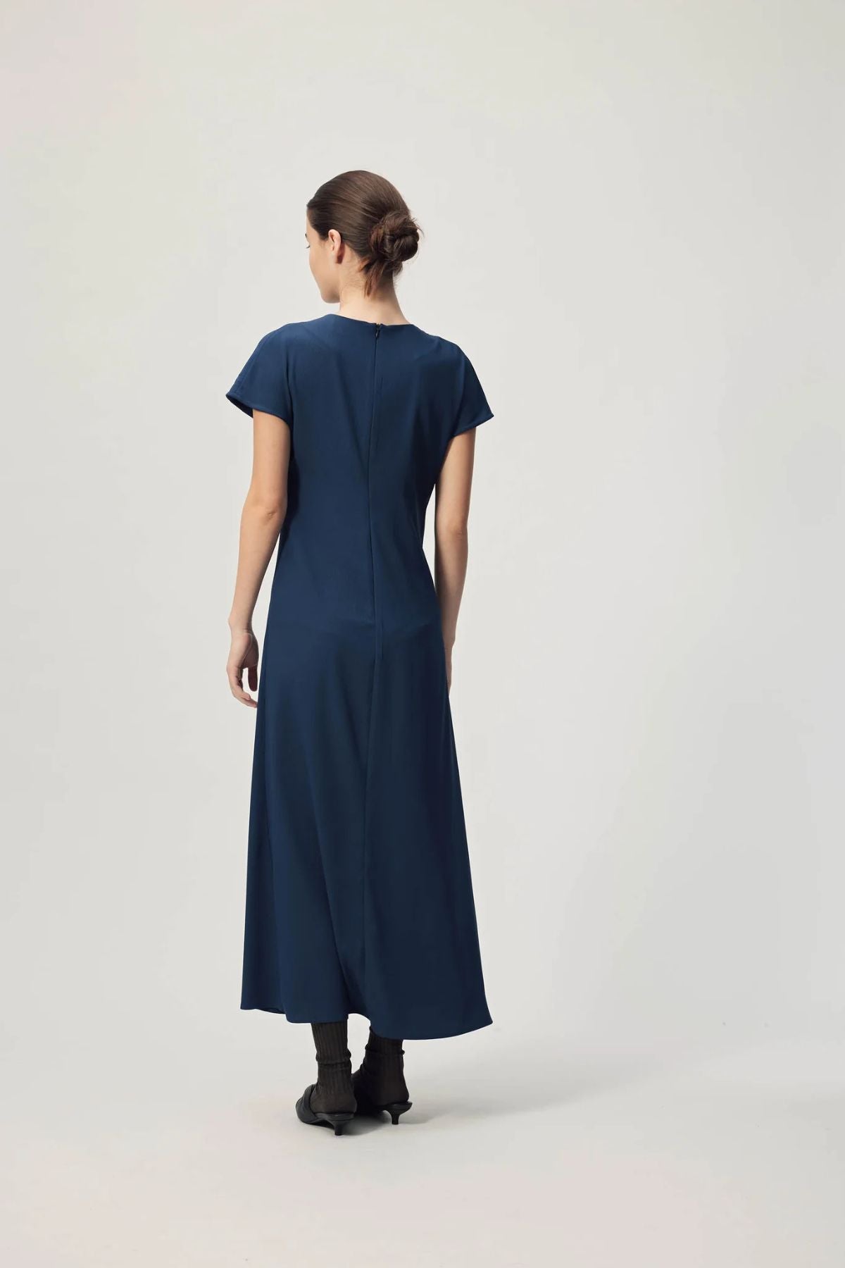 JULIO DRESS DARK PURPLE