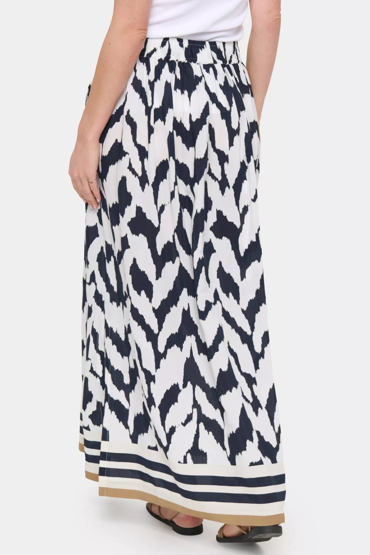 KHLOE SKIRT BLACK MONOCHROME