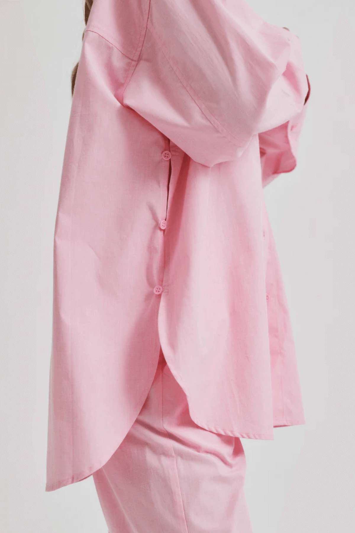 LUCINE LONGLINE SHIRT PINK COSMOS
