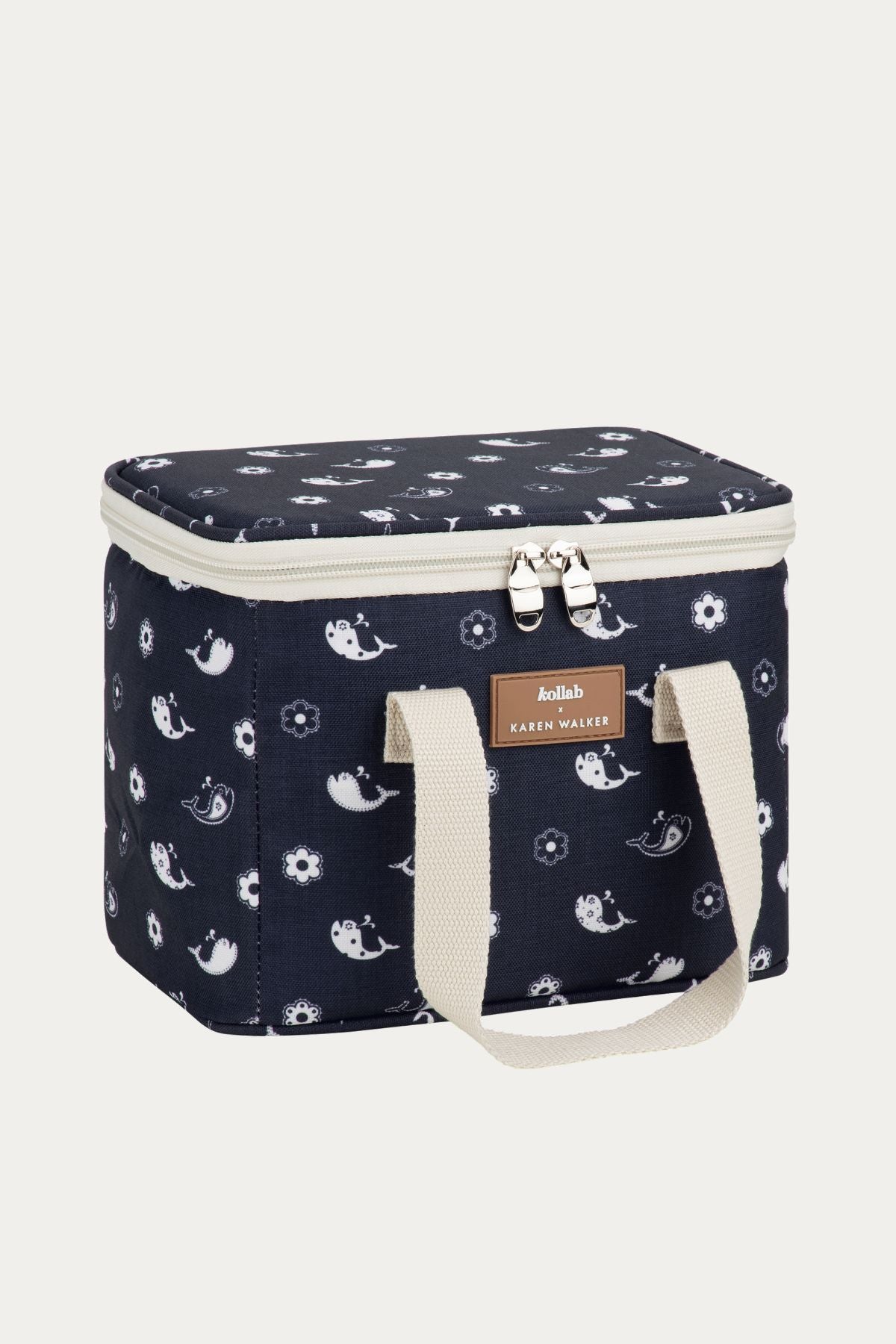 LUNCH BAG FLORAL WHALE