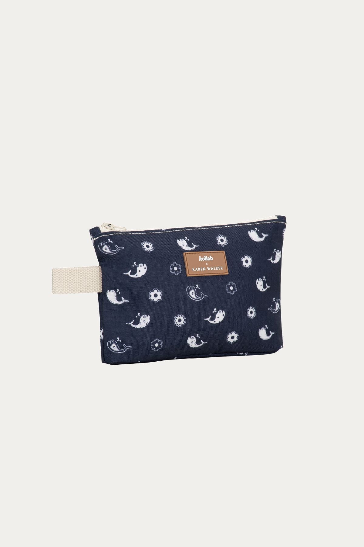 MINI POUCH FLORAL WHALE