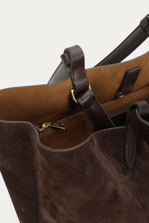 MR BANDIT TOTE MAXI JAVA SUEDE