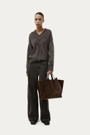 MR BANDIT TOTE MAXI JAVA SUEDE