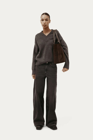 MR BANDIT TOTE MAXI JAVA SUEDE
