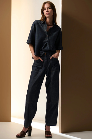 MUHLE DENIM SHIRT INDIGO
