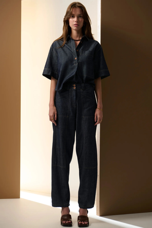MUHLE DENIM SHIRT INDIGO