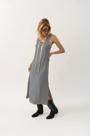 MYLA MAXI DRESS DARK BLUE