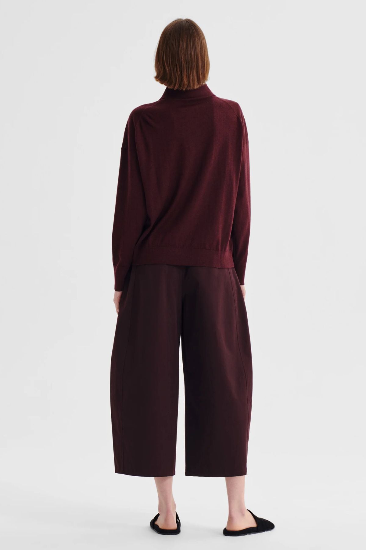 OXFORD MERINO KNIT POLO PINOT
