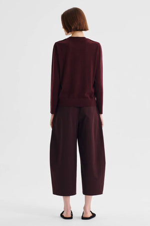 OXFORD MERINO KNIT PULLOVER PINOT