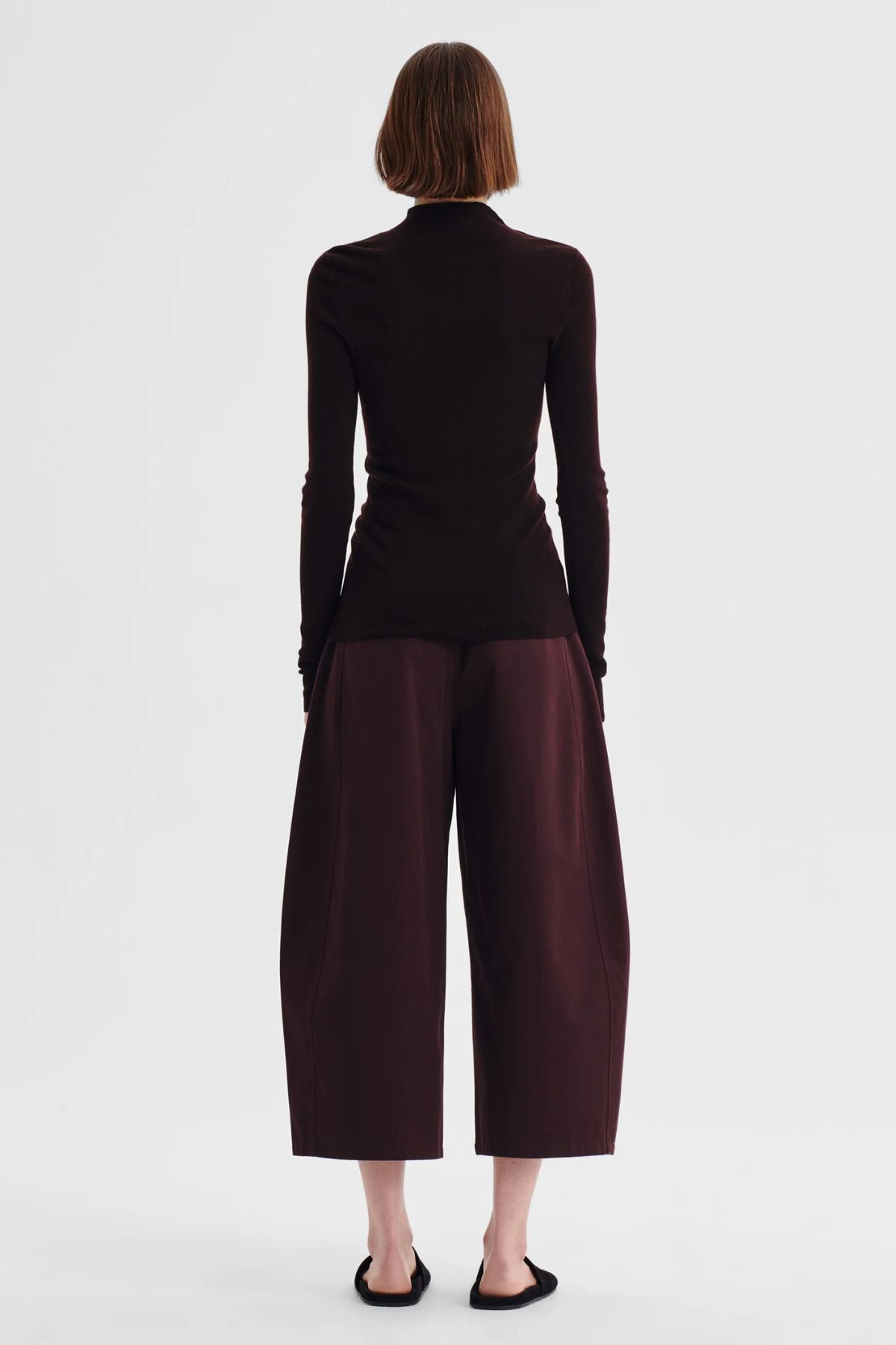 TALIA MERINO KNIT TOP ESPRESSO