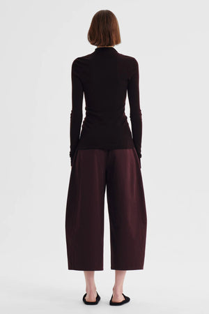 TALIA MERINO KNIT TOP ESPRESSO
