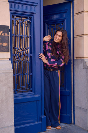 PANTS COLOUR BLOCK NIGHTFALL BLUE
