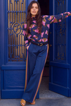 PANTS COLOUR BLOCK NIGHTFALL BLUE