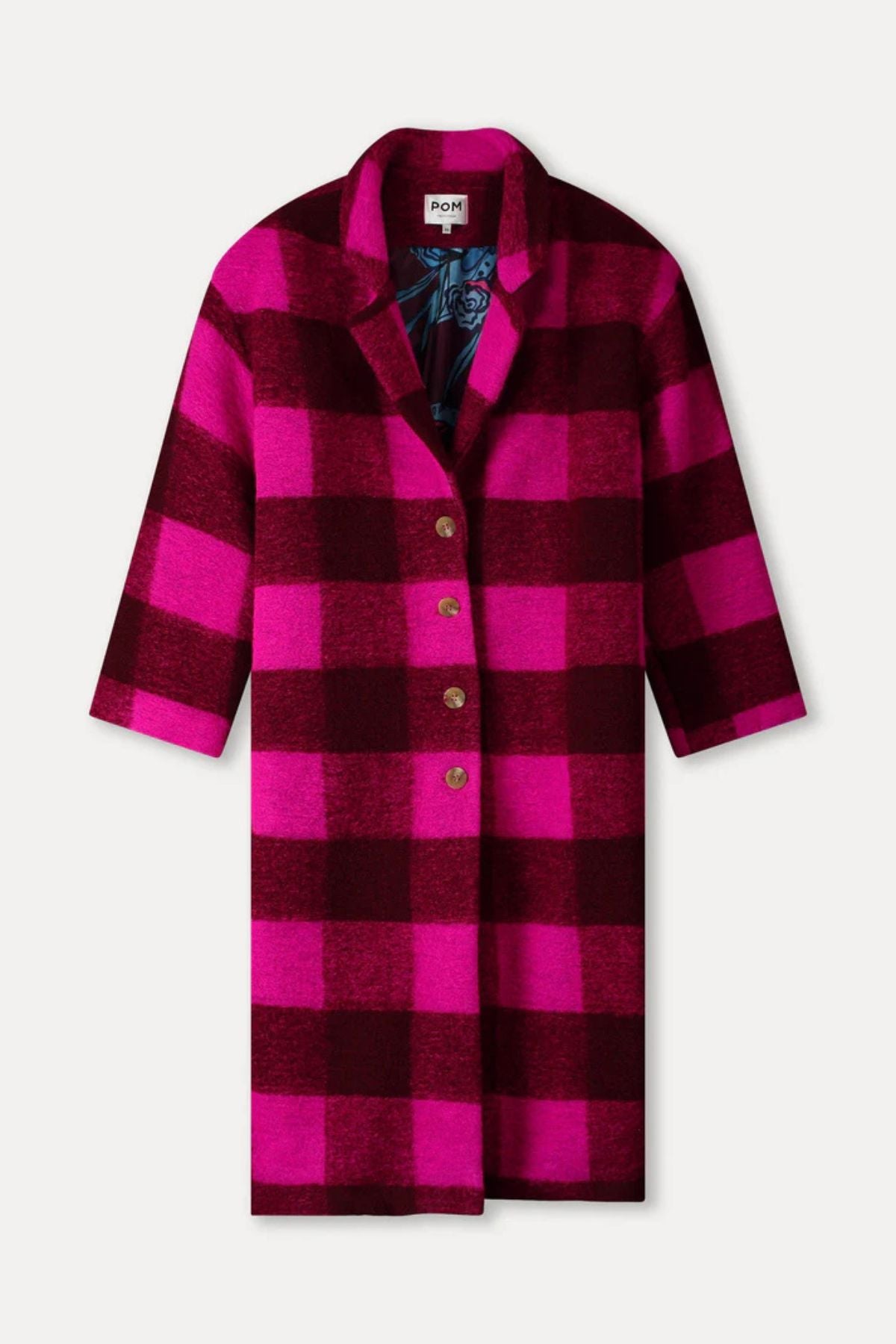 COAT CHECK PLUM PINK