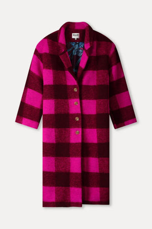 COAT CHECK PLUM PINK