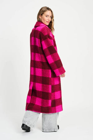COAT CHECK PLUM PINK