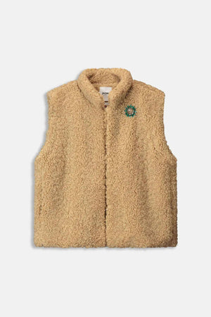GILET TEDDY LOVE BROWN