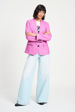 BLAZER ROSE DOUX STRIPED PINK