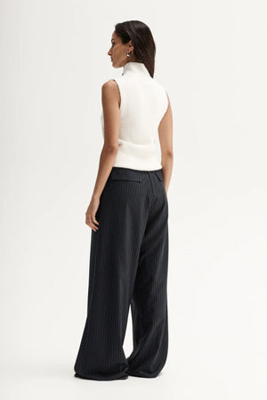 TOBIAS PANT MIDNIGHT NAVY PINSTRIPE