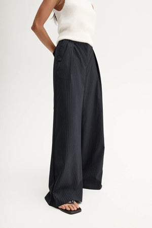 TOBIAS PANT MIDNIGHT NAVY PINSTRIPE