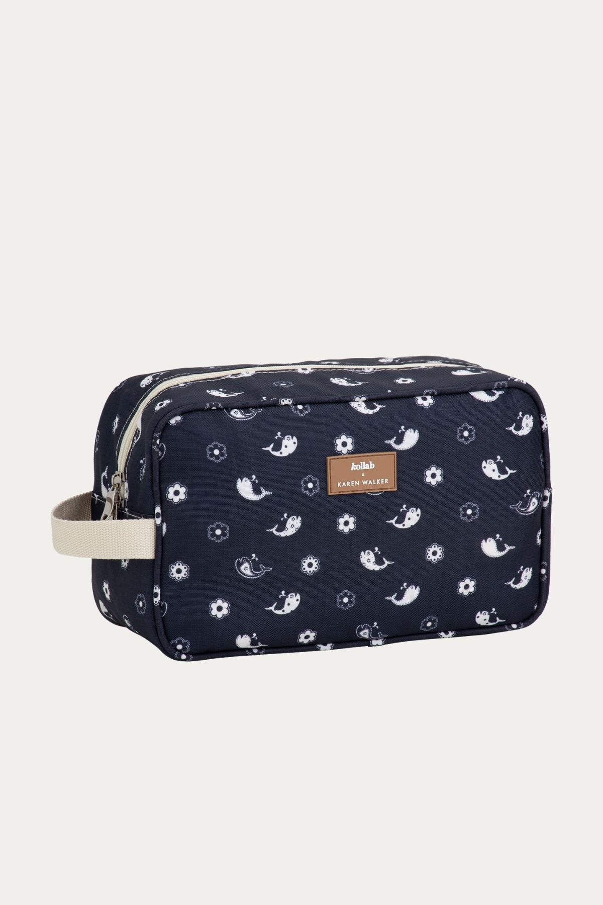 TRAVEL BAG FLORAL WHALE