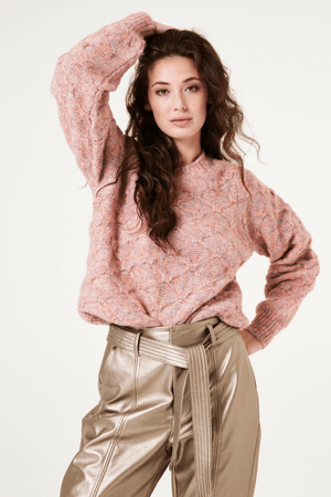 V40253-29 LADIES PULLOVER BLUSH